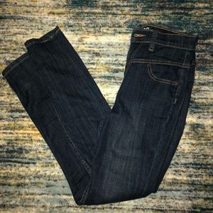 BDG dark wash skinny  blue jeans. High waisted